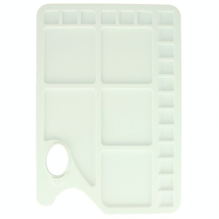 Palette rectangulaire 34 x 23 cm en plastique - Créa - Rougier et Plé