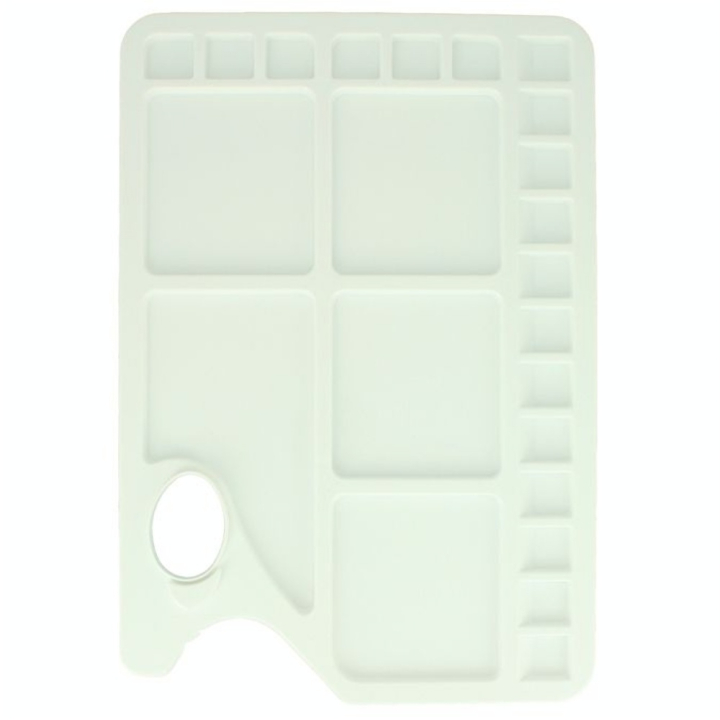 Palette rectangulaire 34 x 23 cm en plastique - Créa - Rougier et Plé
