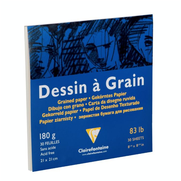 Bloc de papier à grain 180 g/m² - Clairefontaine - Rougier et Plé