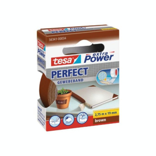 Adhésif toilé Extra power brune 2,75 m x 19 mm - Tesa - Rougier et Plé