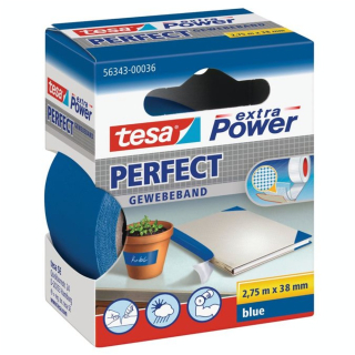 Adhésif toilé Extra power bleue 2,75 m x 38 mm - Tesa - Rougier et Plé