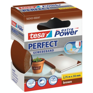 Adhésif toilé Extra power brune 2,75 m x 38 mm - Tesa - Rougier et Plé