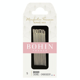 Aiguille à broder sur toile n° 5 - Bohin - Rougier et Plé