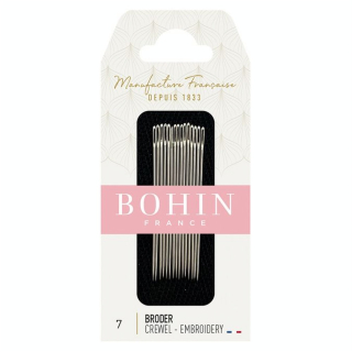 Aiguille à broder sur toile n° 7 - Bohin - Rougier et Plé
