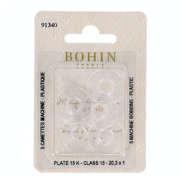 Canette machine plastique plate 15K par 5 - Bohin - Rougier et Plé