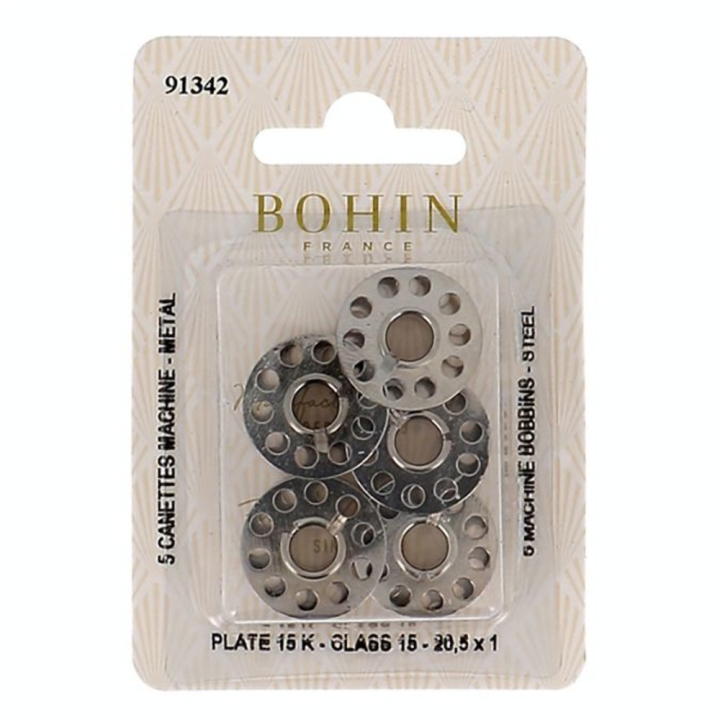 Canette machine acier plate 15K par 5 - Bohin - Rougier et Plé