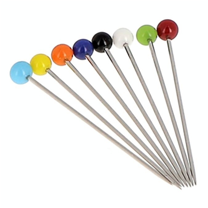 Epingles tête en verre multicolores par 150 - Bohin - Rougier et Plé
