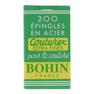 Epingles 30 mm Couturex extra-fines n°4 par 200 - Bohin - Rougier et Plé