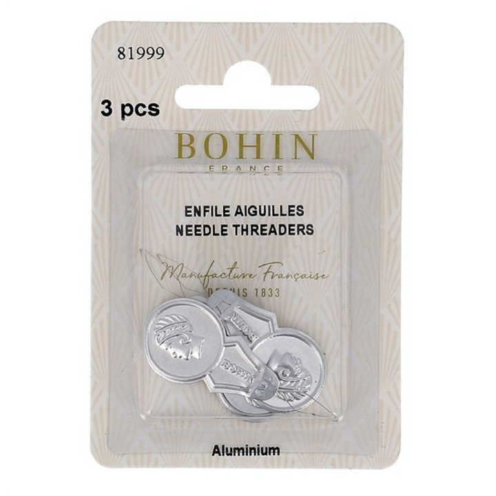 Enfile aiguilles en aluminium par 3 - Bohin - Rougier et Plé
