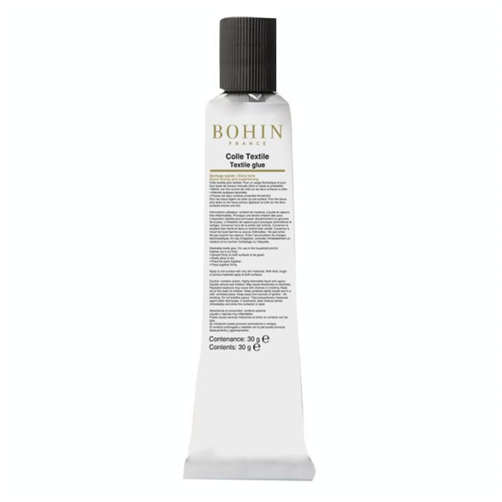 Colle pour textile tube de 30 g. - Bohin - Rougier et Plé