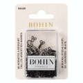Assortiment De 48 agrafes couture à ressorts n ° 2 noir - Bohin - Rougier et Plé