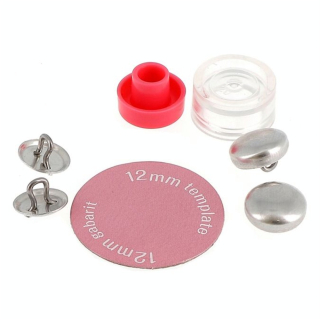 Bouton à recouvrir en métal 12 mm par 7 - Bohin - Rougier et Plé
