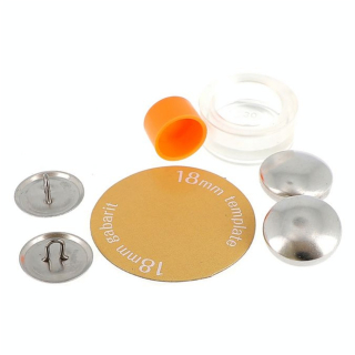 Bouton à recouvrir en métal 19 mm par 5 - Bohin - Rougier et Plé