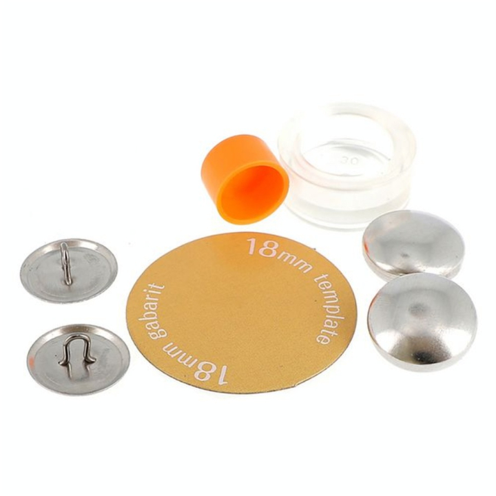 Bouton à recouvrir en métal 19 mm par 5 - Bohin - Rougier et Plé