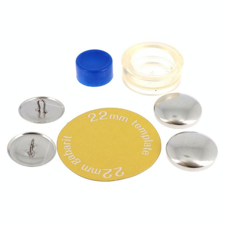 Bouton à recouvrir en métal 22 mm par 4 - Bohin - Rougier et Plé
