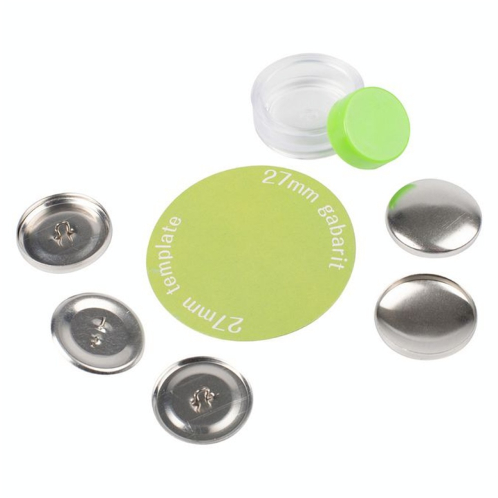 Bouton à recouvrir en métal 28 mm par 3 - Bohin - Rougier et Plé