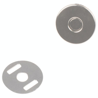 Boutons magnétiques argent 18 mm - Bohin - Rougier et Plé