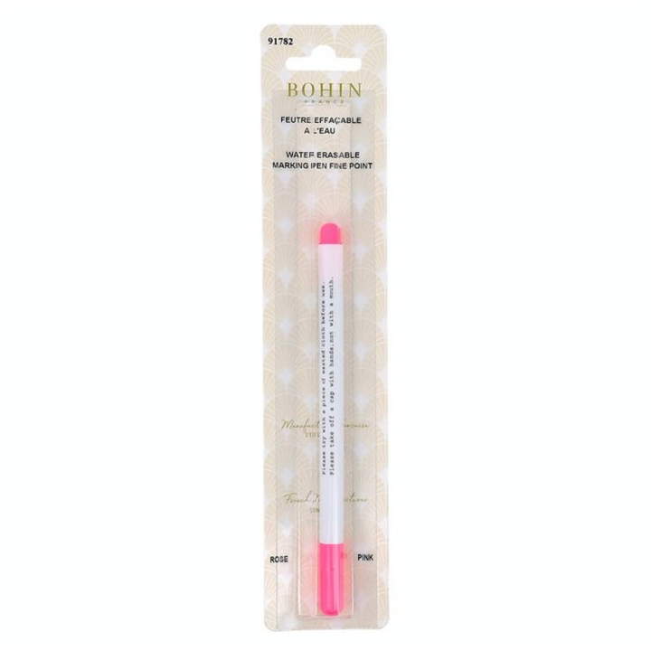 Stylo encre rose effaçable à l'eau - Bohin - Rougier et Plé