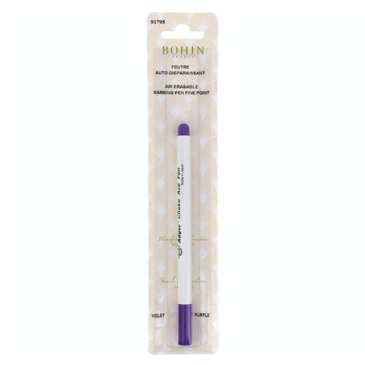 Stylo encre autodisparaissante violette - Bohin - Rougier et Plé