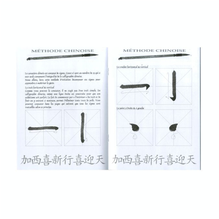 Livre méthode d'apprentissage de calligraphie chinoise - Corect Art - Rougier et Plé