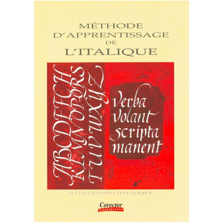 Livre méthode d'apprentissage de calligraphie italique - Corect Art - Rougier et Plé