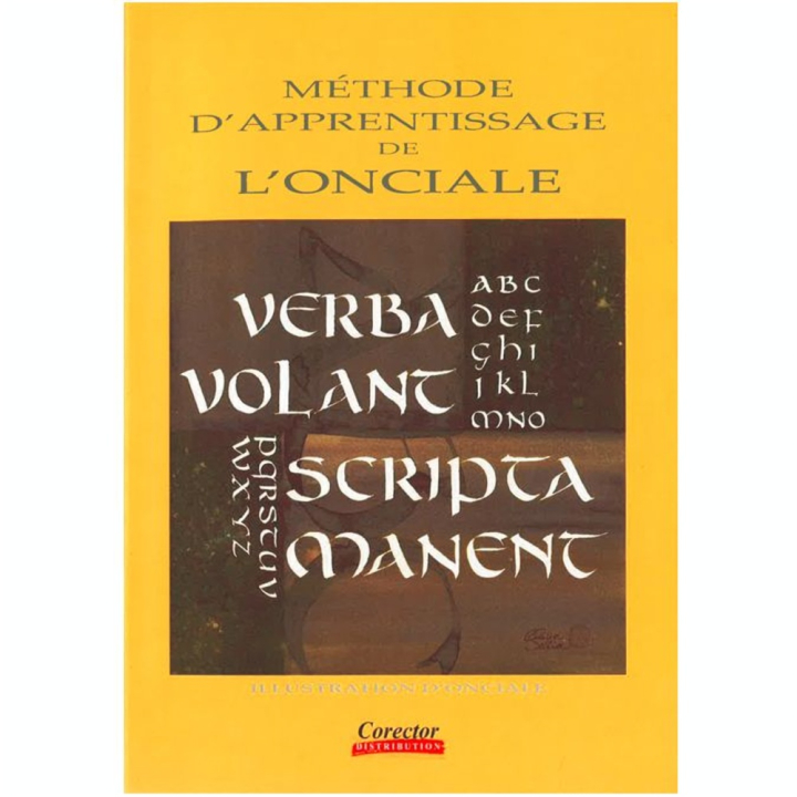 Livre méthode d'apprentissage de calligraphie onciale - Corect Art - Rougier et Plé