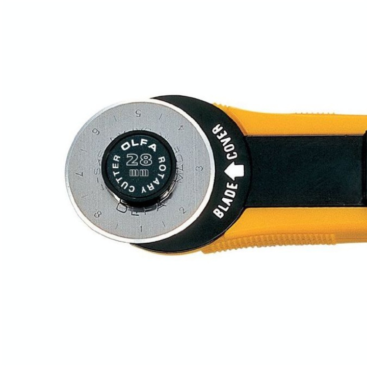 Cutter ambidextre à lame rotative 28 mm. - Olfa - Rougier et Plé
