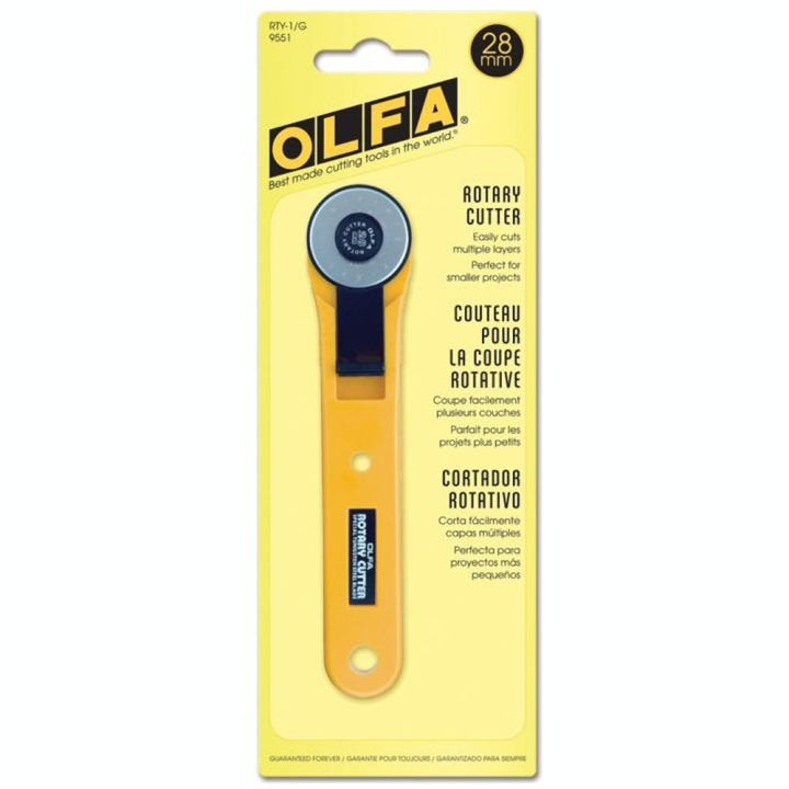 Cutter ambidextre à lame rotative 28 mm. - Olfa - Rougier et Plé