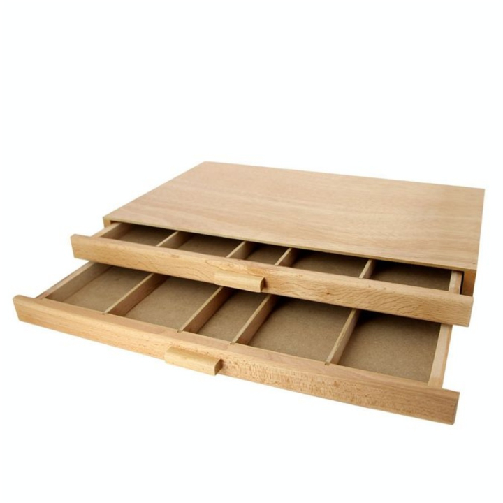 Boite de rangement pour pastel 2 tiroirs - Rougier&Plé - Rougier et Plé