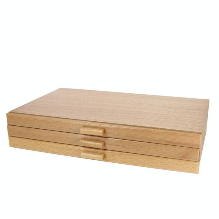 Boite de rangement pour pastel 3 tiroirs - Rougier&Plé - Rougier et Plé