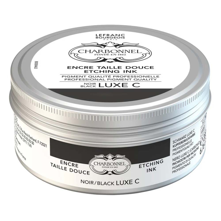 Encre taille douce 200 ml noire Luxe C - Lefranc Bourgeois - Rougier et Plé