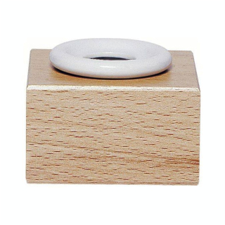 Encrier porcelaine avec support en bois - Jacques Herbin - Rougier et Plé