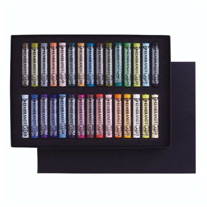 Boite de 30 pastels secs assortiment paysage - Rembrandt - Rougier et Plé