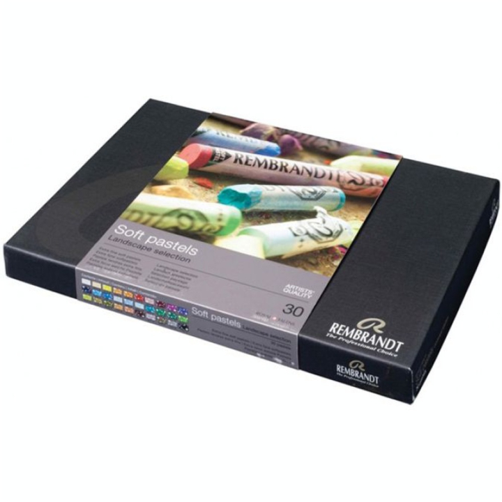 Boite de 30 pastels secs assortiment paysage - Rembrandt - Rougier et Plé