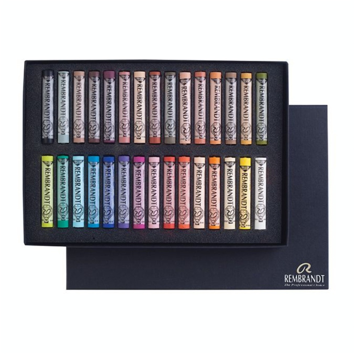 Boite de 30 pastels secs assortiment portrait - Rembrandt - Rougier et Plé