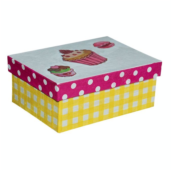 Boîte rectangulaire en papier mâché - Décopatch - Rougier et Plé