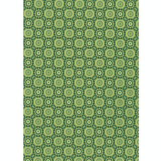 Papier 30 x 40 cm 643 kaleidoscope vert - Décopatch - Rougier et Plé
