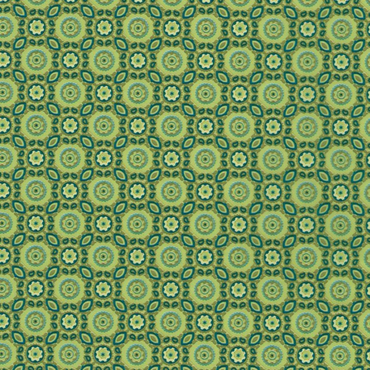 Papier 30 x 40 cm 643 kaleidoscope vert - Décopatch - Rougier et Plé