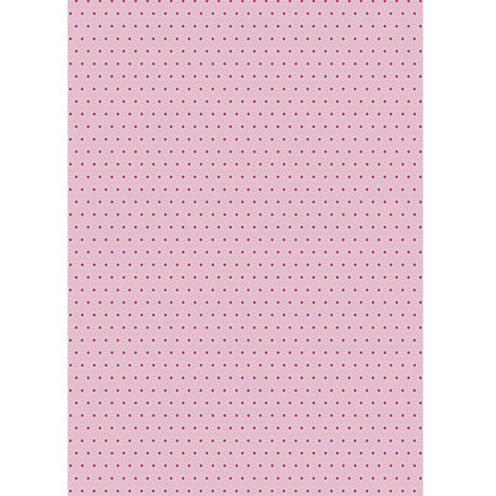 Papier 30 x 40 cm 659 imprimé géométrique rose - Décopatch - Rougier et Plé