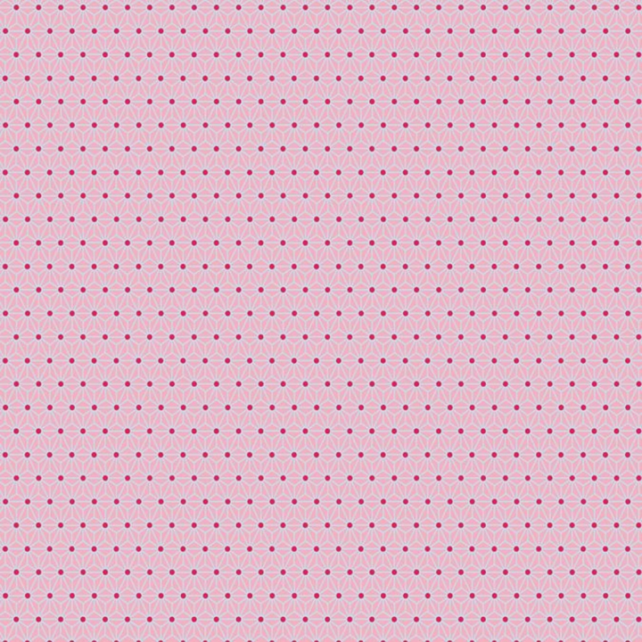 Papier 30 x 40 cm 659 imprimé géométrique rose - Décopatch - Rougier et Plé
