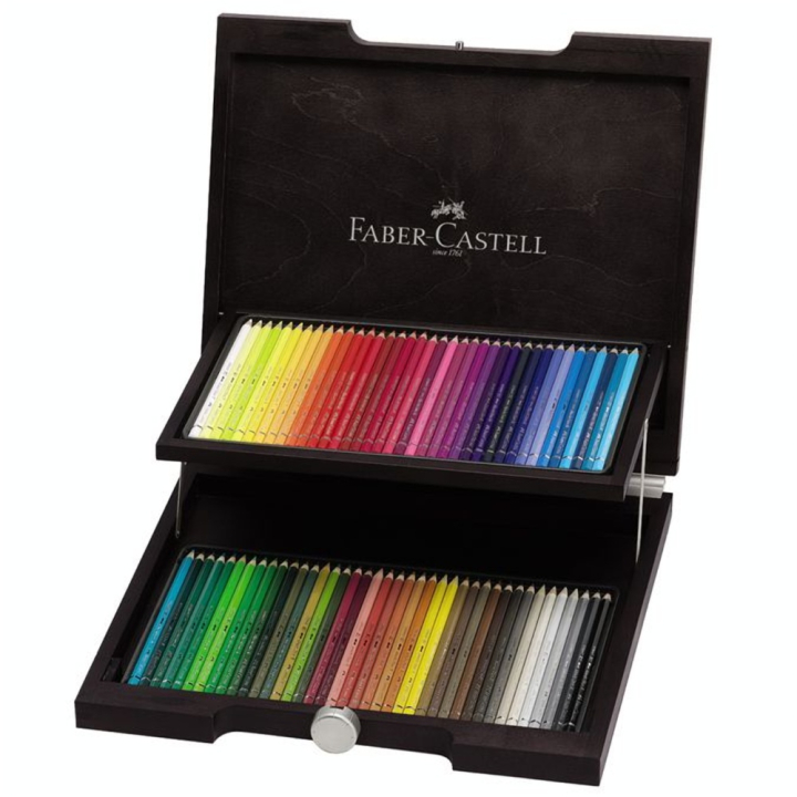 Crayon aquarellable Albrecht Dürer - Coffret en bois 72 couleurs - Faber-Castell - Rougier et Plé