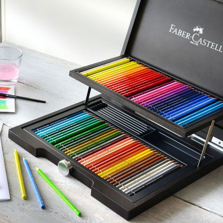 Crayon aquarellable Albrecht Dürer - Coffret en bois 72 couleurs - Faber-Castell - Rougier et Plé