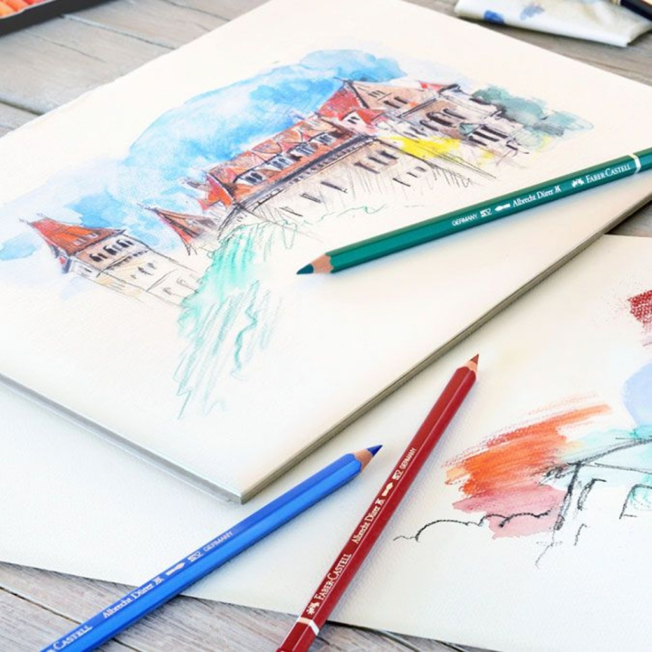 Crayon aquarellable Albrecht Dürer - Coffret en bois 72 couleurs - Faber-Castell - Rougier et Plé