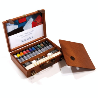 Coffret bois peinture huile extra-fine 40 ml par 12 - Sennelier - Rougier et Plé