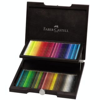 Crayon de couleur Polychromos - Coffret en bois 72 couleurs - Faber-Castell - Rougier et Plé