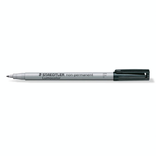 Feutre non-permanent Lumocolor F noir - Staedtler - Rougier et Plé