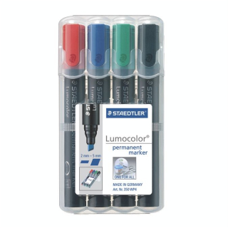 Marqueur permanent Lumocolor 350 par 4 - Staedtler - Rougier et Plé
