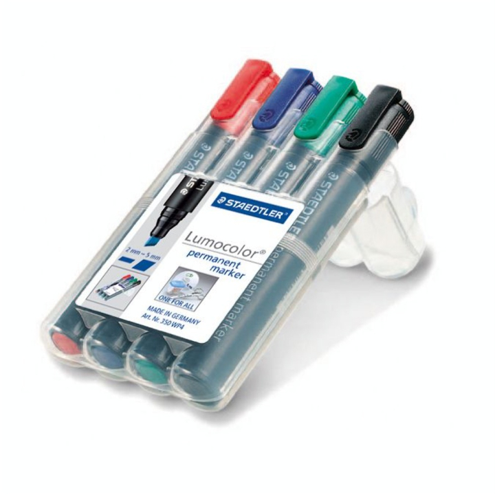 Marqueur permanent Lumocolor 350 par 4 - Staedtler - Rougier et Plé