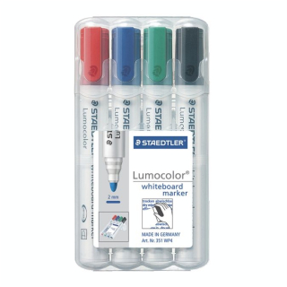 Marqueur pour tableau Lumocolor 351 ogive par 4 - Staedtler - Rougier et Plé