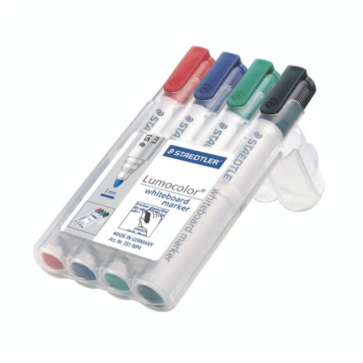 Marqueur pour tableau Lumocolor 351 ogive par 4 - Staedtler - Rougier et Plé